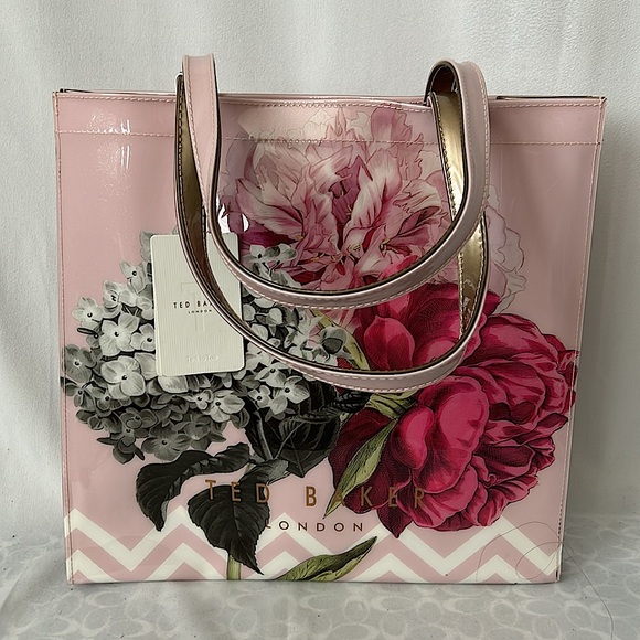 Ted Baker London Handbags - Ted Baker London NWT Dusky Pink Palace Gardens Large Icon Tote Bag 🌸🌸